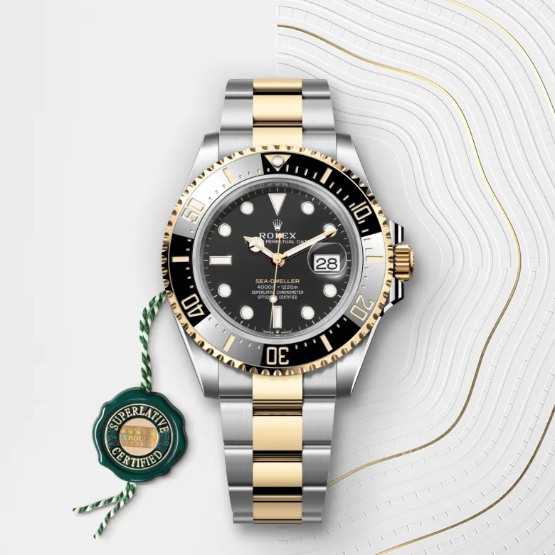 Rolex Sea-Dweller Yellow Gold Rolesor Oystersteel, M126603-0001